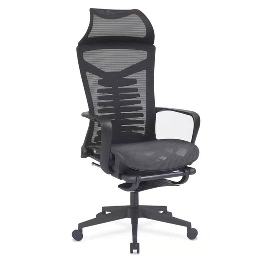 EGCX-K339L Ergonomic Office Chair Seat Adjustable Height Deluxe Mesh Chair Back Support Footrest