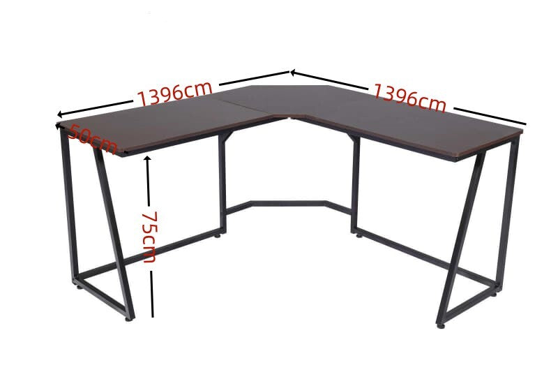 Corner Computer Desk, Sturdy Home Office Gaming Desk for Laptop, Modern Simple Style Writing Table, Multipurpose Workstation