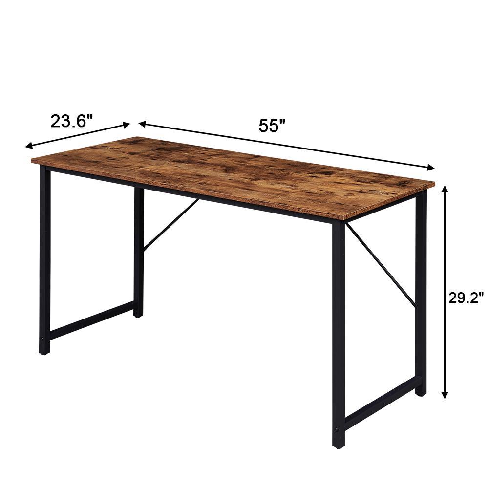 Computer Desk, Sturdy Home Office Gaming Desk for Laptop, Modern Simple Style Writing Table, Multipurpose Workstation