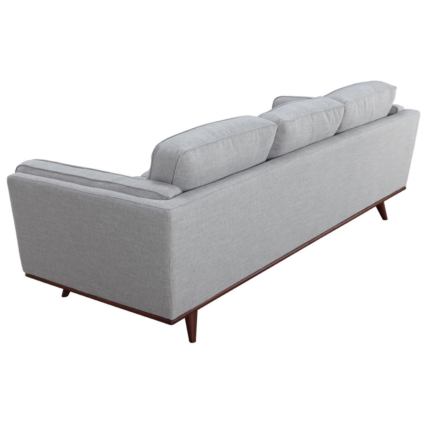 Petalsoft 3 Seater Sofa Fabric Uplholstered Lounge Couch - Grey