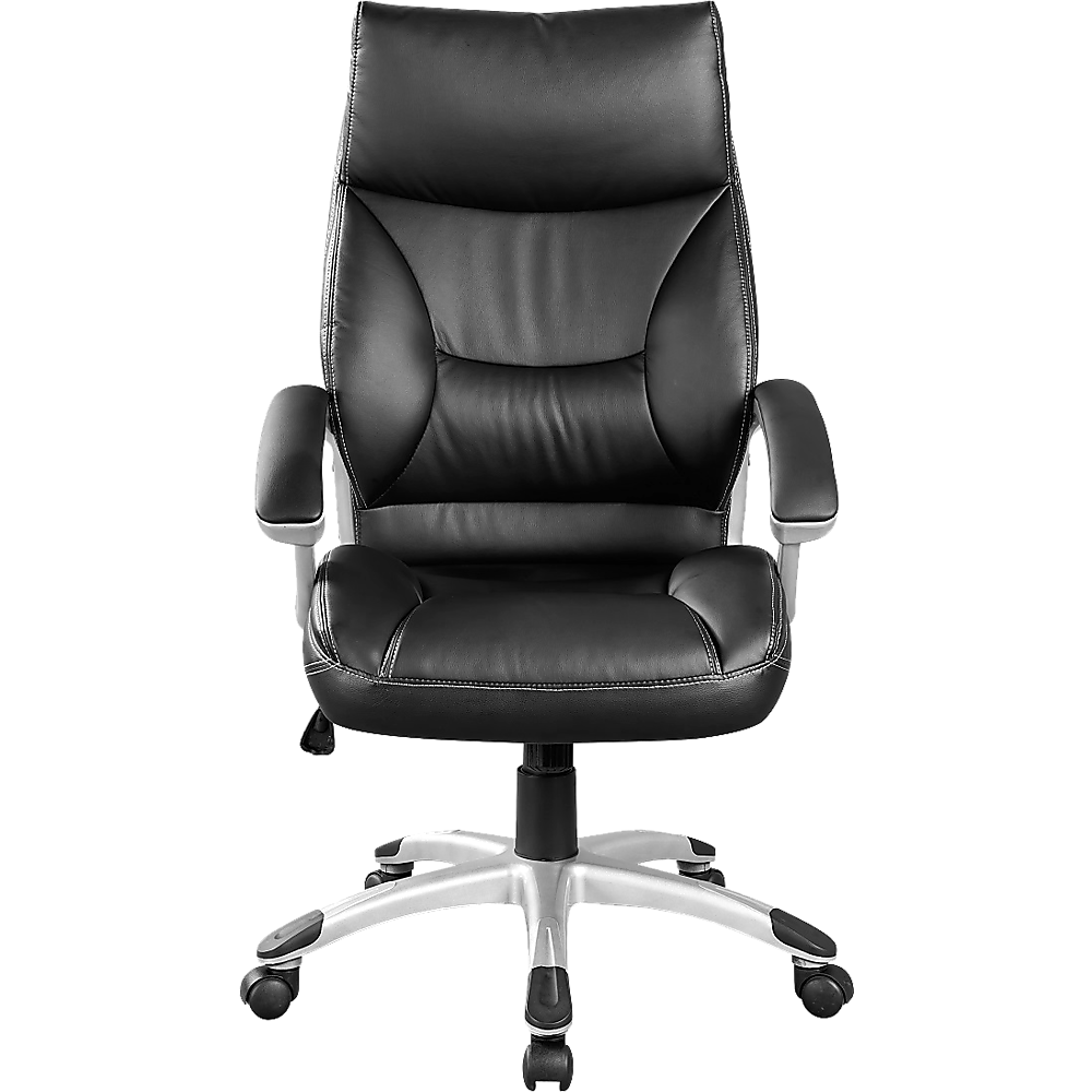 PU Leather Office Chair Executive Padded Black