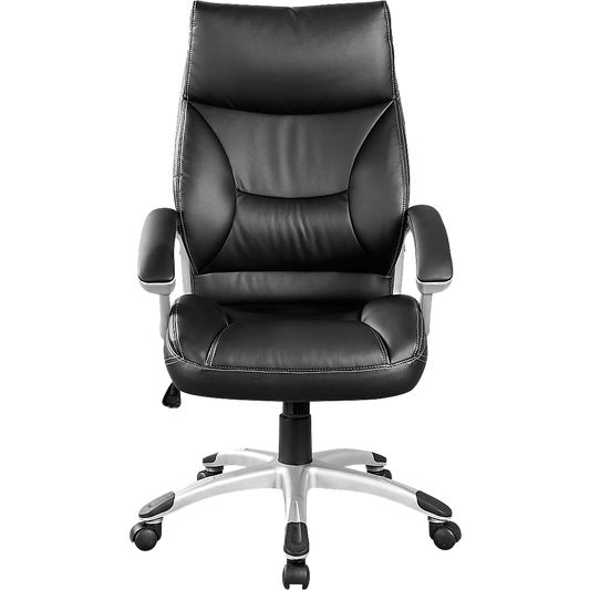 PU Leather Office Chair Executive Padded Black