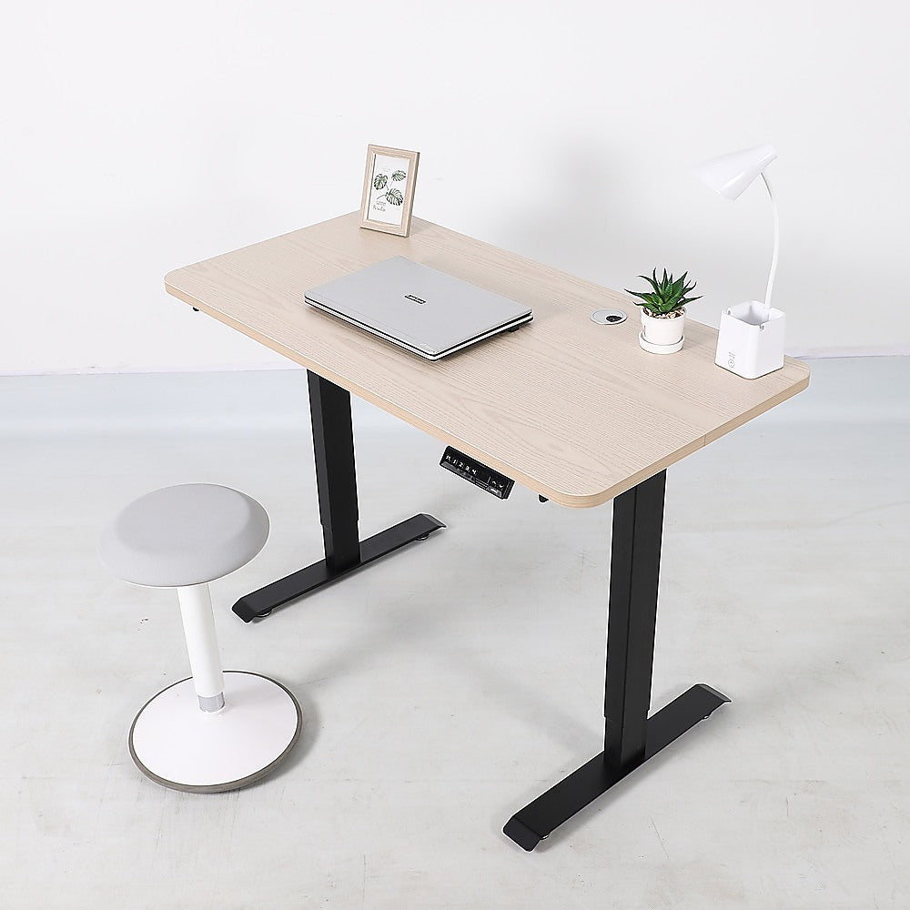 Palermo Standing Desk Sit Stand Height Adjustable Motorised 120cm Table Dual Motor