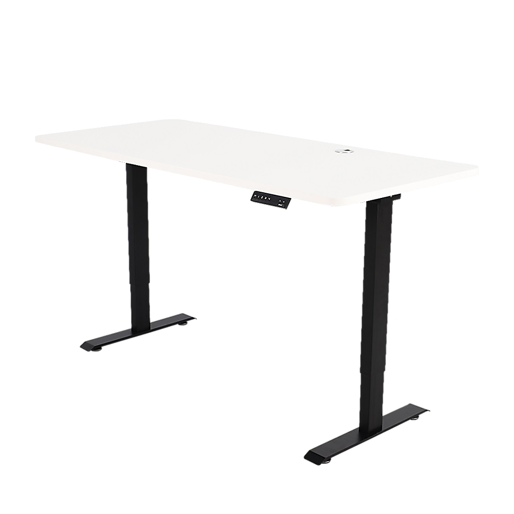 Palermo Standing Desk Sit Stand Height Adjustable Motorised 160cm Table Dual Motor